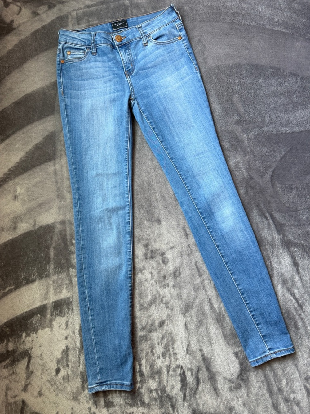 Celebrity Pink Light Blue Skinny Jeans